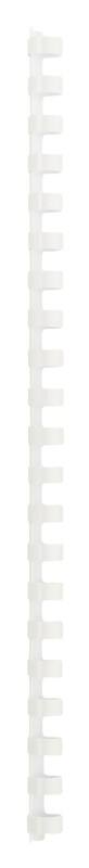 GBC Polyvinylchlorid Plastikbinderücken Weiß 12 mm 95 Blatt DIN A4 100 Stück