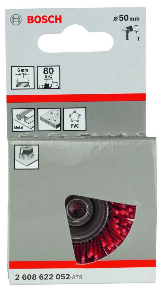Bosch Blue Accessories 2608622052 Kopbørste 50 mm Nylon 6 mm skaft