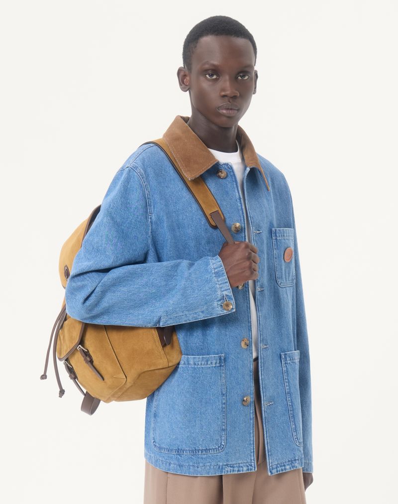 Valentino Denim skjortejakke med VLogo Patch