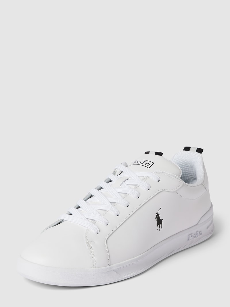Sneaker mit Label-Details in weiß