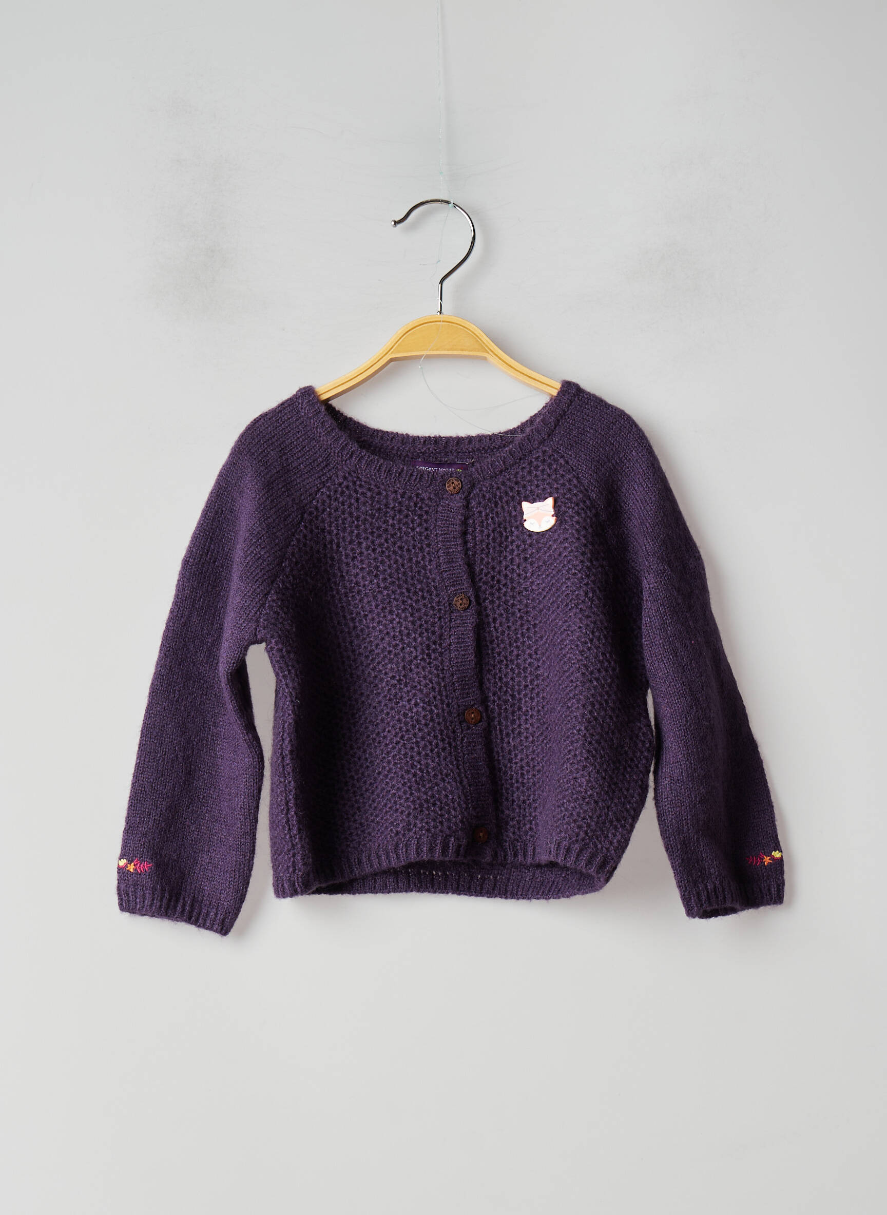 Sergent Major Cardigans Fille couleur violet