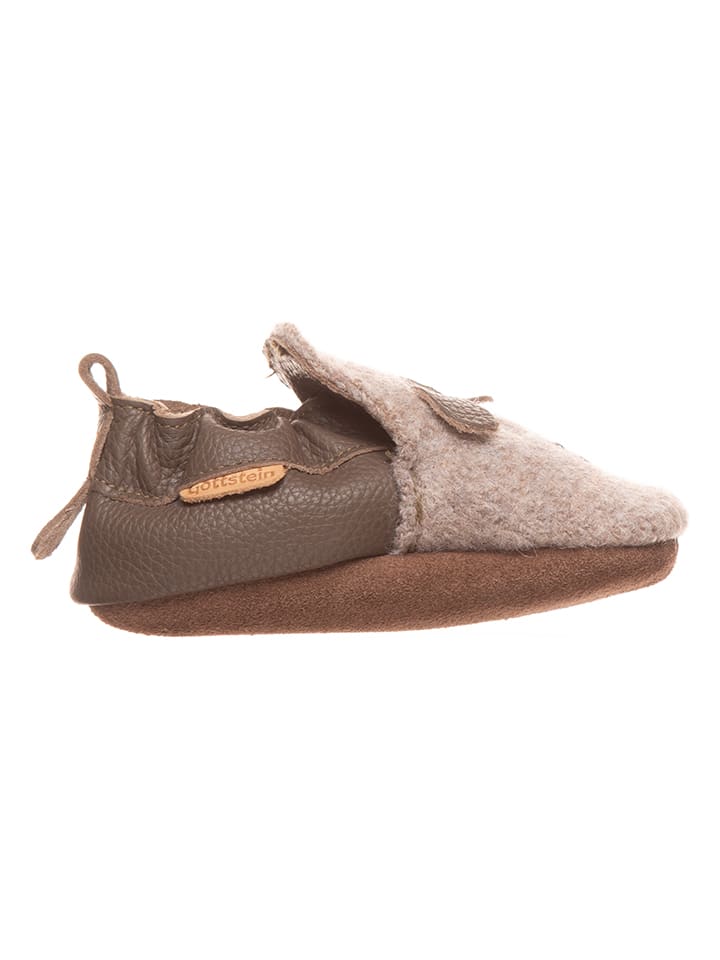 kitz-pichler Krabbelschuhe in Beige/ Hellbraun günstig kaufen