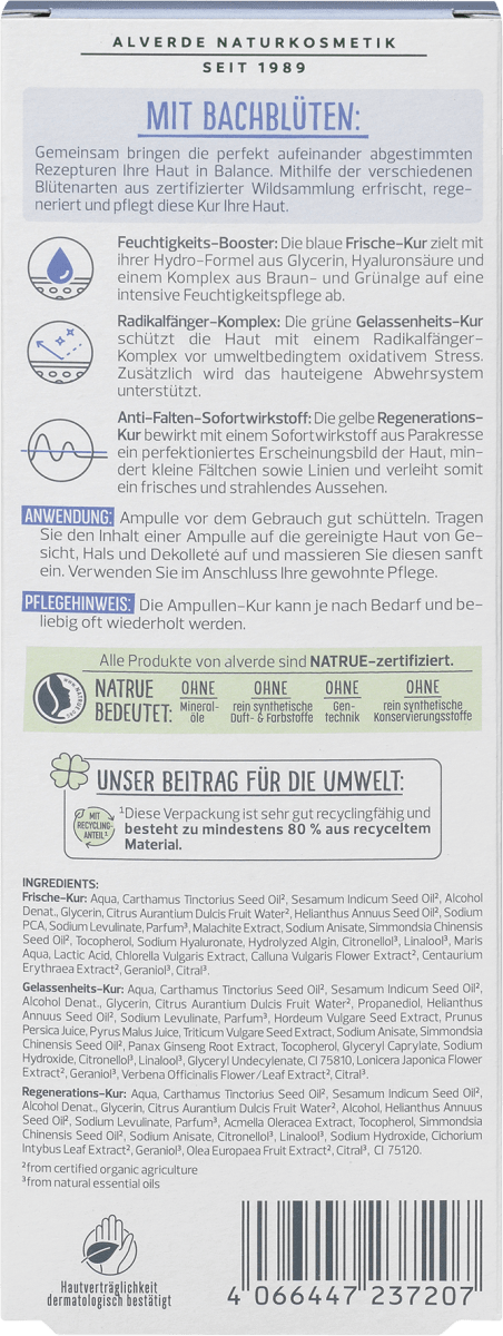 Jede Haut 7 Tage Ampullenkur, 7 ml