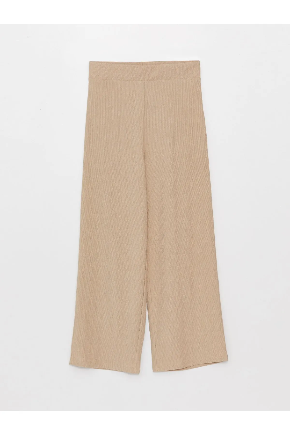 LC Waikiki  Gerade Damenhose mit weitem Bein und elastischem Bund