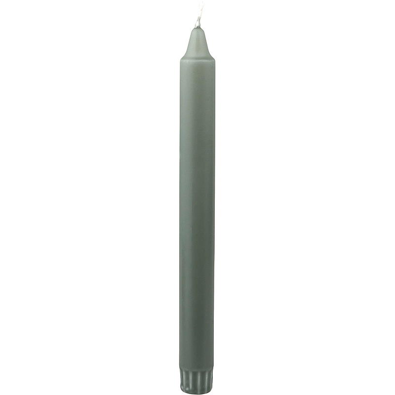 Vie Eco Kronelys 8-pk 24 cm eco antikk grønn