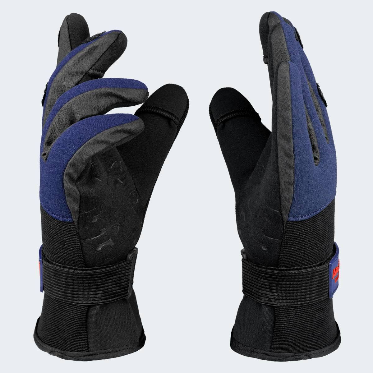 Arapaima Fishing Equipment NavyBlack Neopren Angelhandschuhe