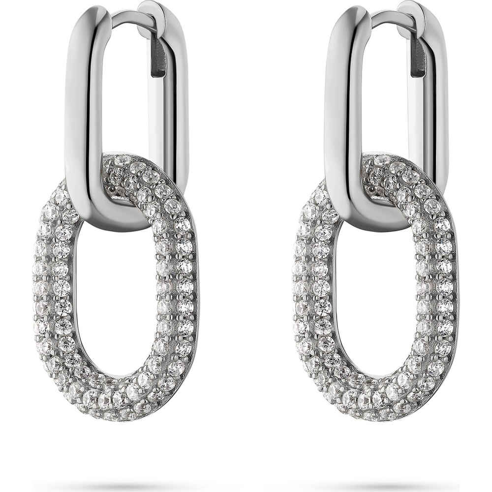 Jette Créoles 925 Argent Boucles d'oreilles