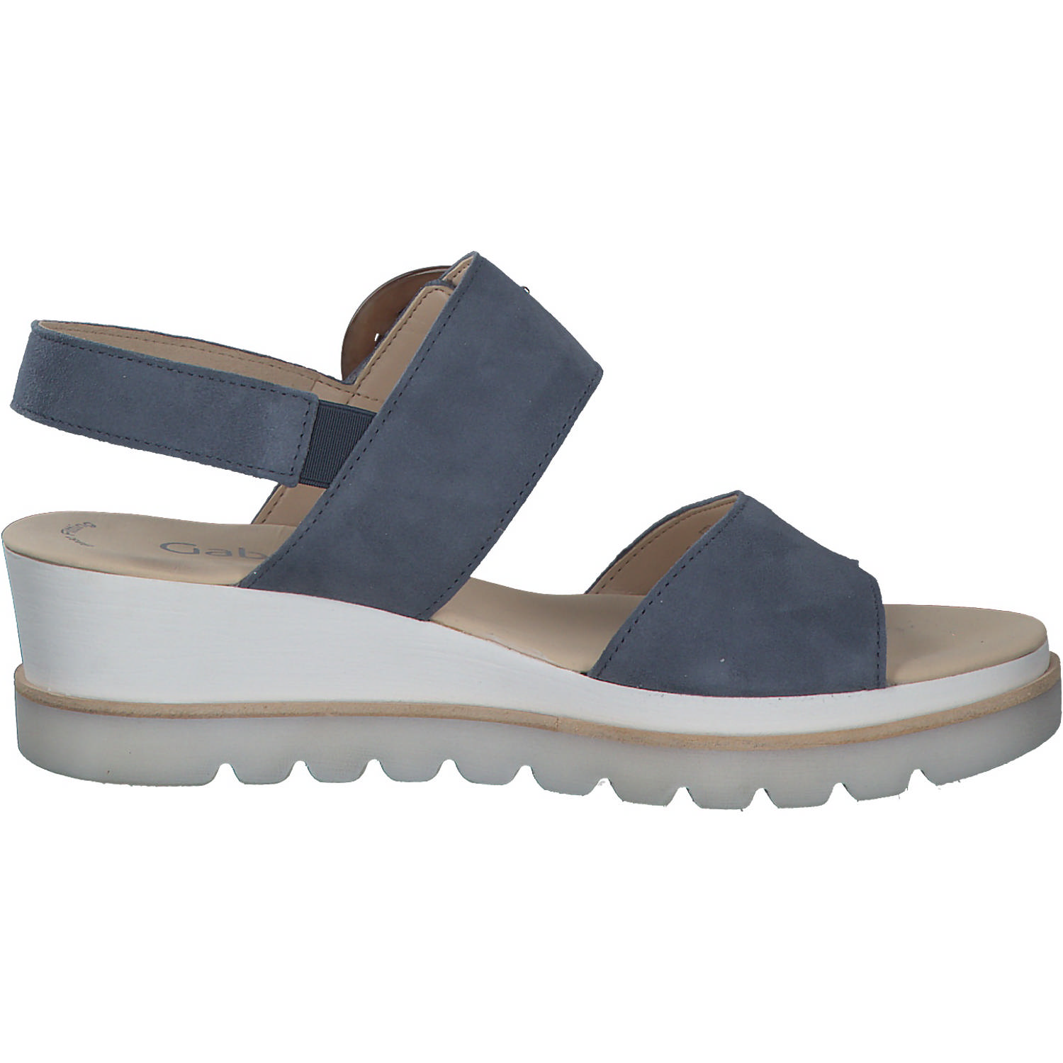 Gabor 84.645, Keilsandaletten, Damen, Blau