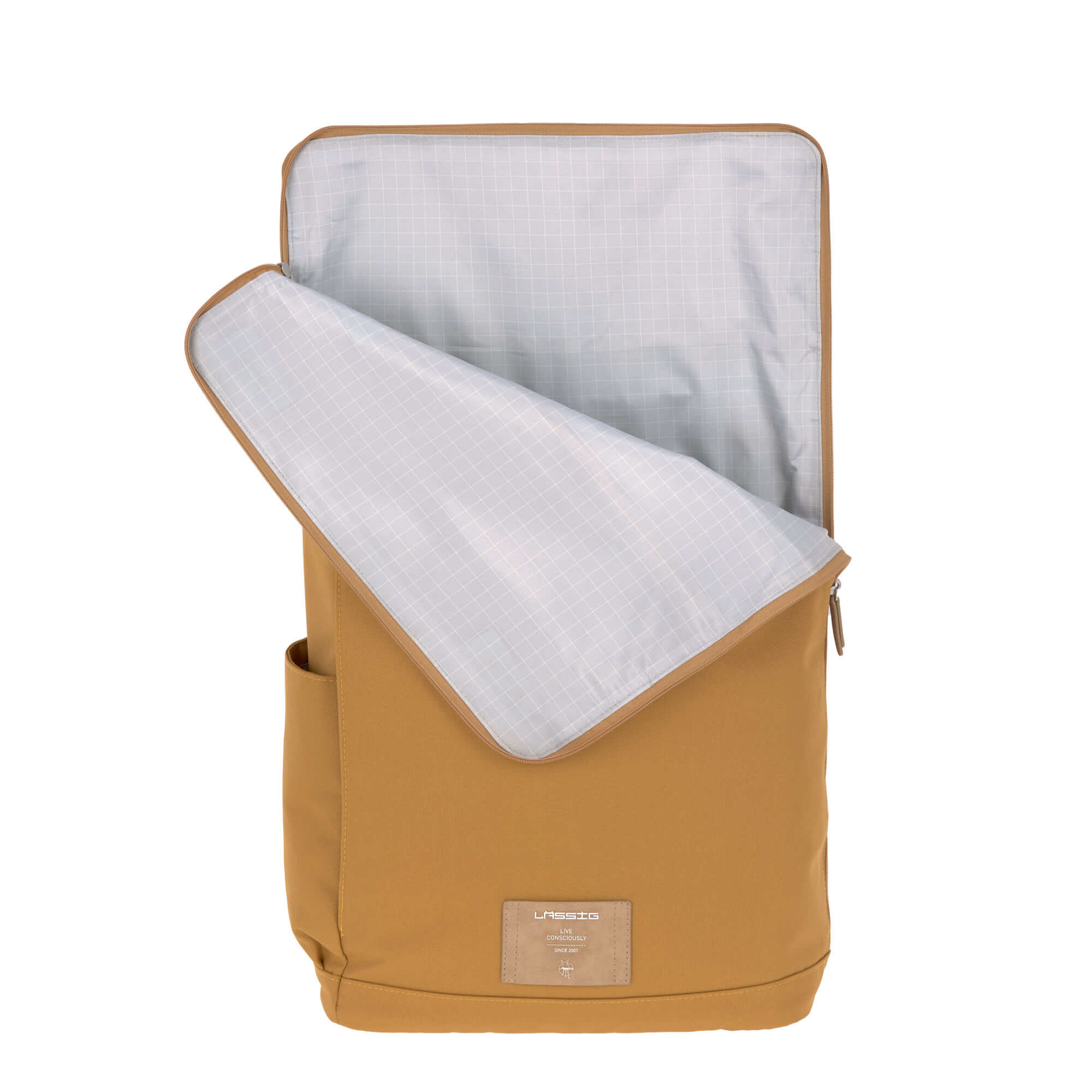 Wickelrucksack - Rolltop Backpack, Curry
