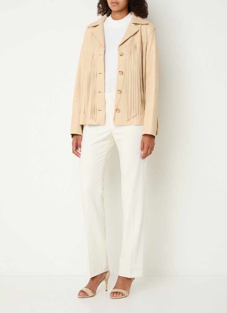 Jachetă din piele de miel Ralph Lauren Fleck