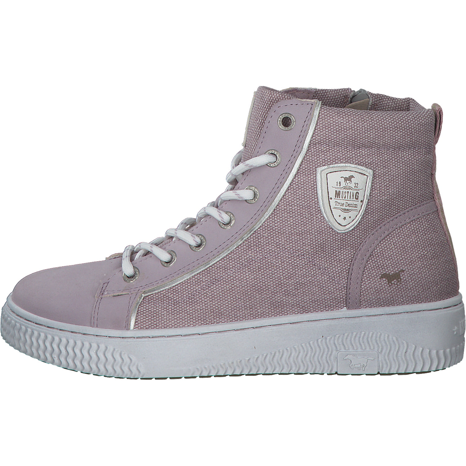 Mustang 1419502, Sneakers High, Damen, Rosa
