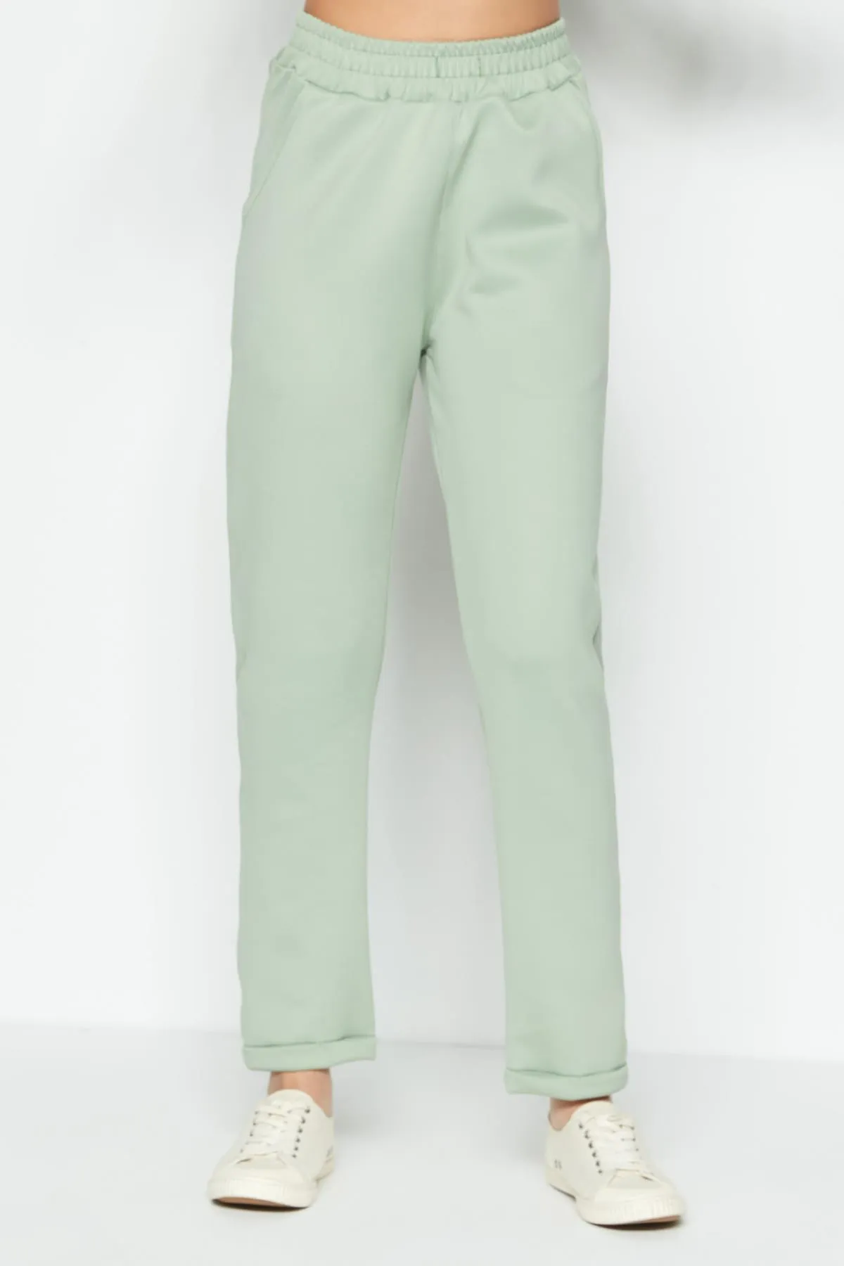 C&City  Double Leg Jogginghose 807 Pistaziengrün