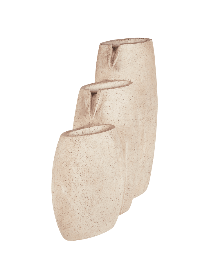 Beliani Gartenbrunnen ARKLE in Beige - (W) 63 x (H) 70 x (L) 28 cm günstig kaufen onesize