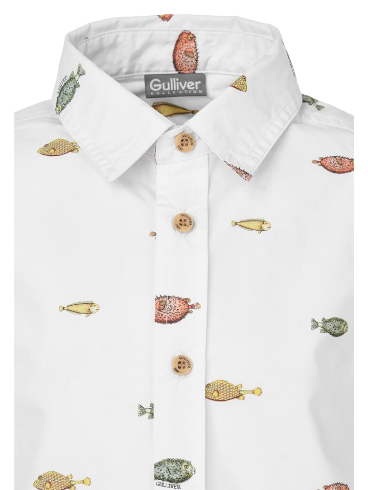 Gulliver Hemd in Weiss günstig kaufen