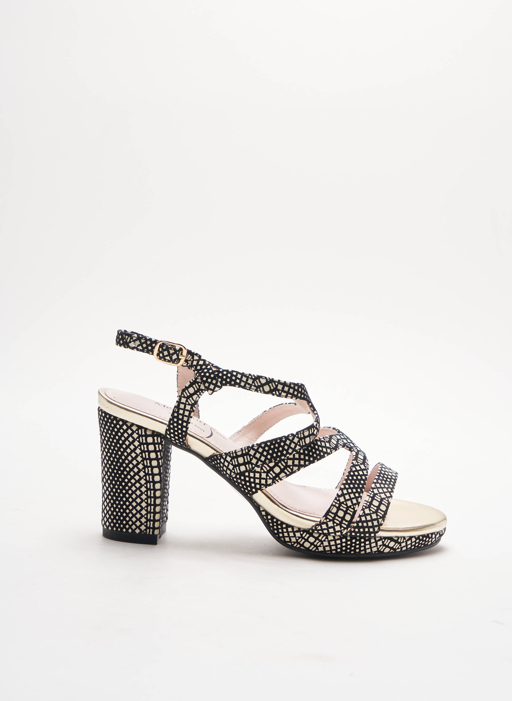 Metamorf Ose Sandales Nu Pieds Femme couleur noir