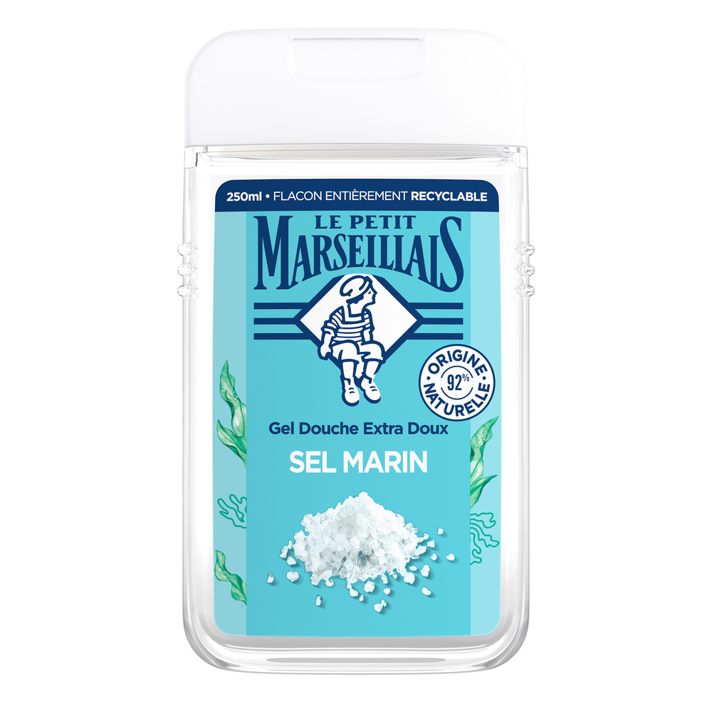 le petit marseillais Gel Douche Hydratant - Les P'tits Bonheurs - Sel Marin 250 ml Gel douche