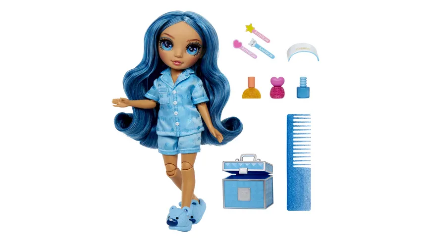 Junior High PJ Party Modepuppe - Skyler (Blue)