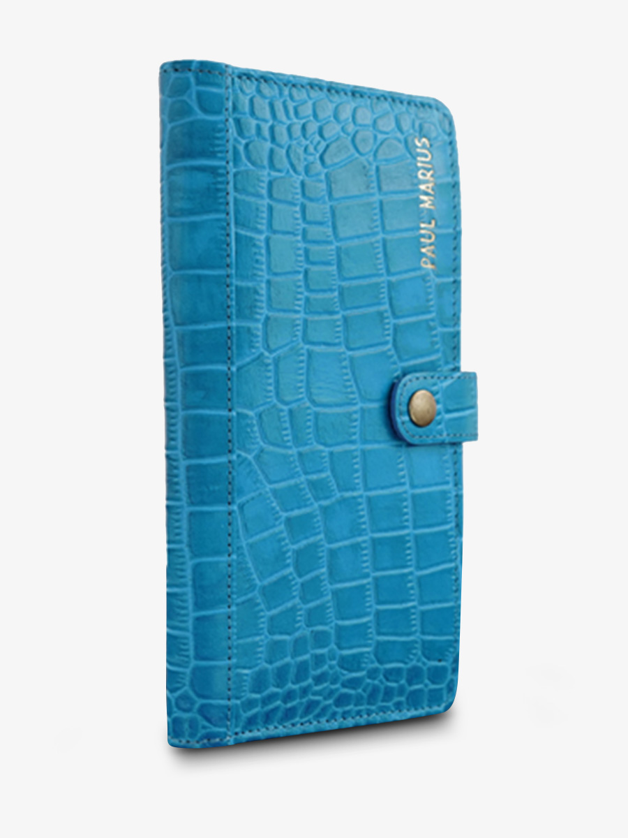 LePortefeuille Charlotte N°2 Alligator Cocktail - Topaze