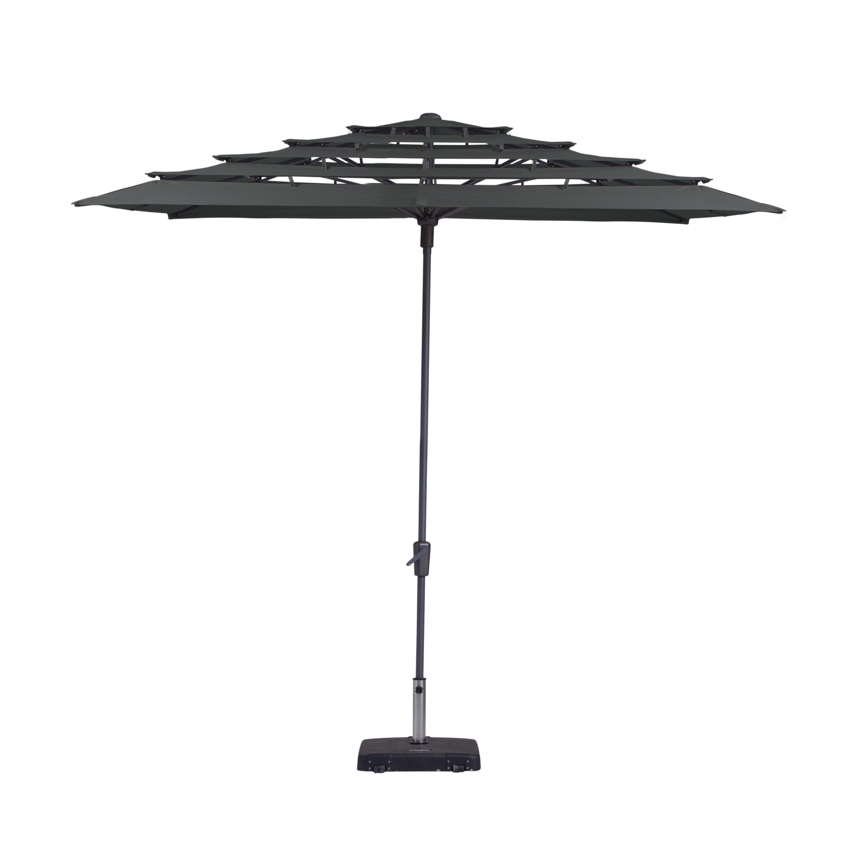 Madison Syros Open Air 280x280 Grau Sonnenschirm