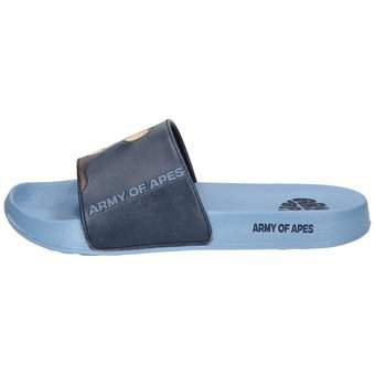 Army of Apes Badepantolette in blau