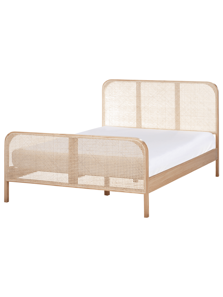 Beliani Doppelbett GONFARON in Braun - (W) 146 x (H) 108 x (L) 209 cm günstig kaufen onesize