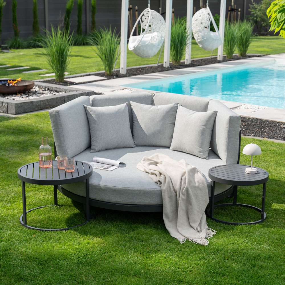 Home Deluxe HOME DELUXE Daybed Outdoor FLORIDA - Grau