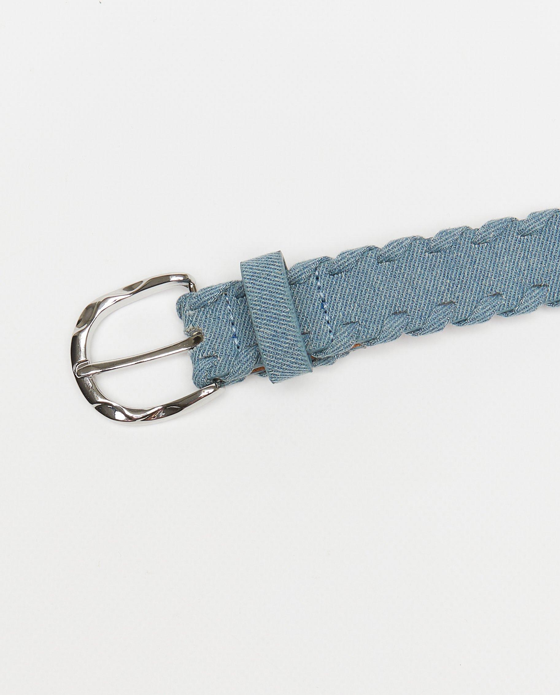 Curea Sora Blue cu albastru texturat