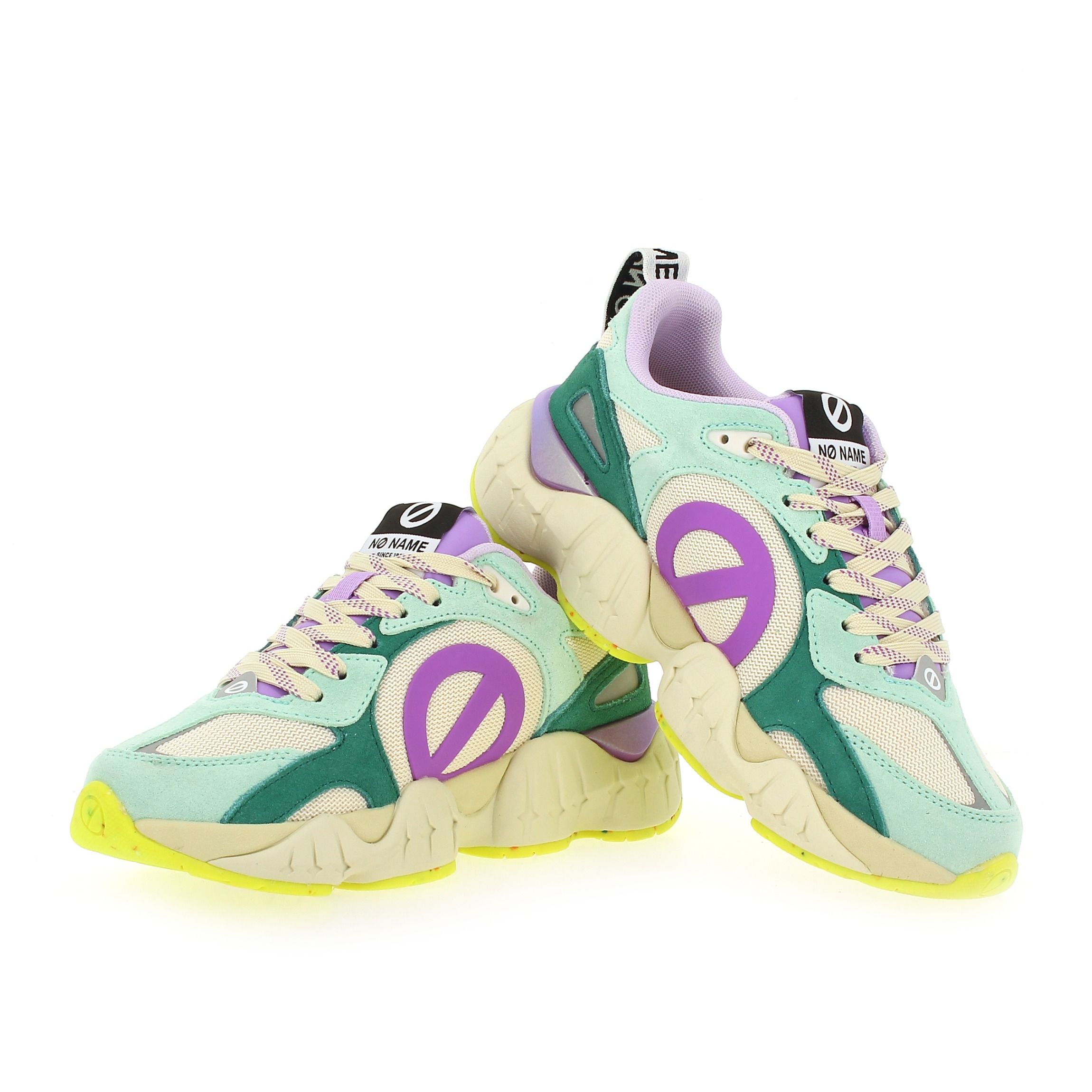 No Name  KRAZEE RUNNER - Vert Mauve