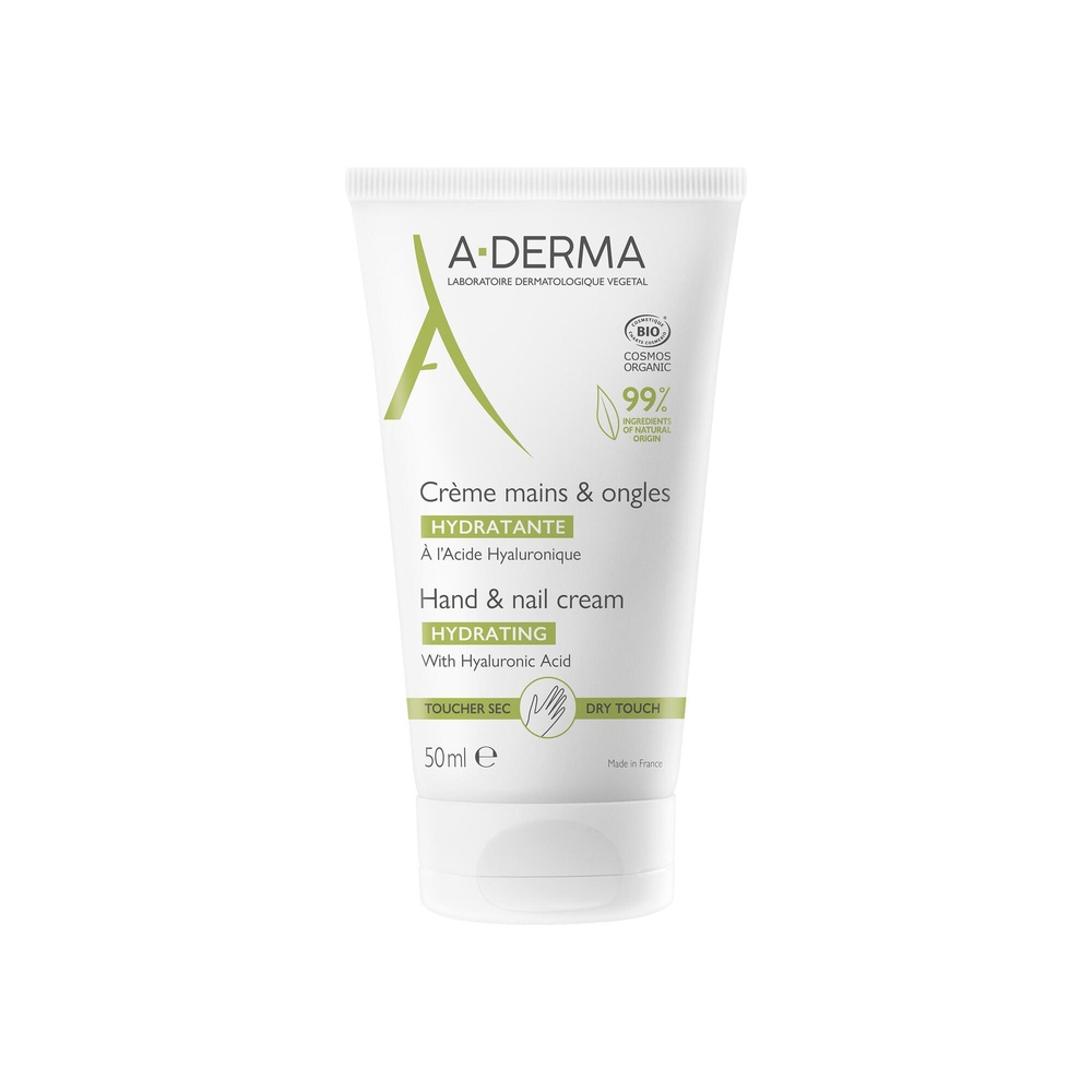 A-Derma A-DERMA Crème mains & ongles hydratanteLES INDISPENSABLES 50 ml Crème