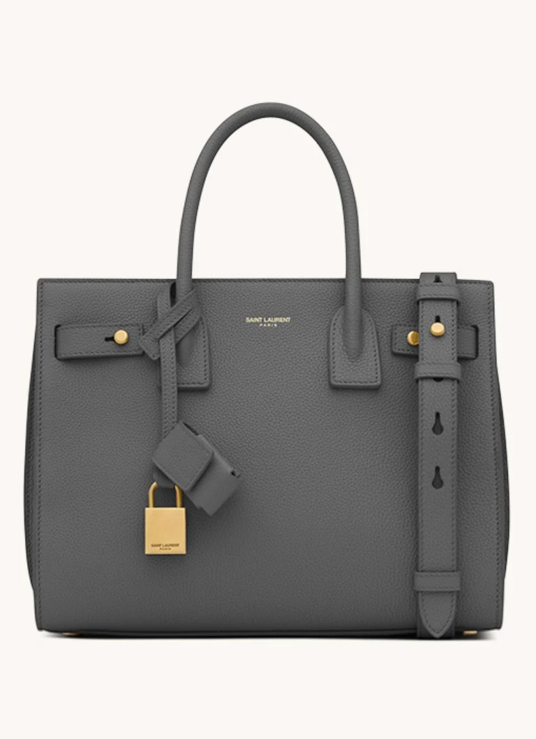 Geantă Saint Laurent Sac de Jour pentru bebeluși, confecționată din piele moale de vițel