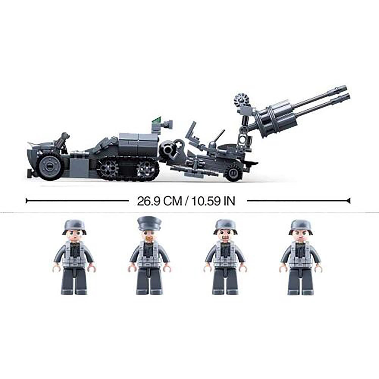WWII - Kampfverband 4 in 1 - Bausteine Set M38-B0681