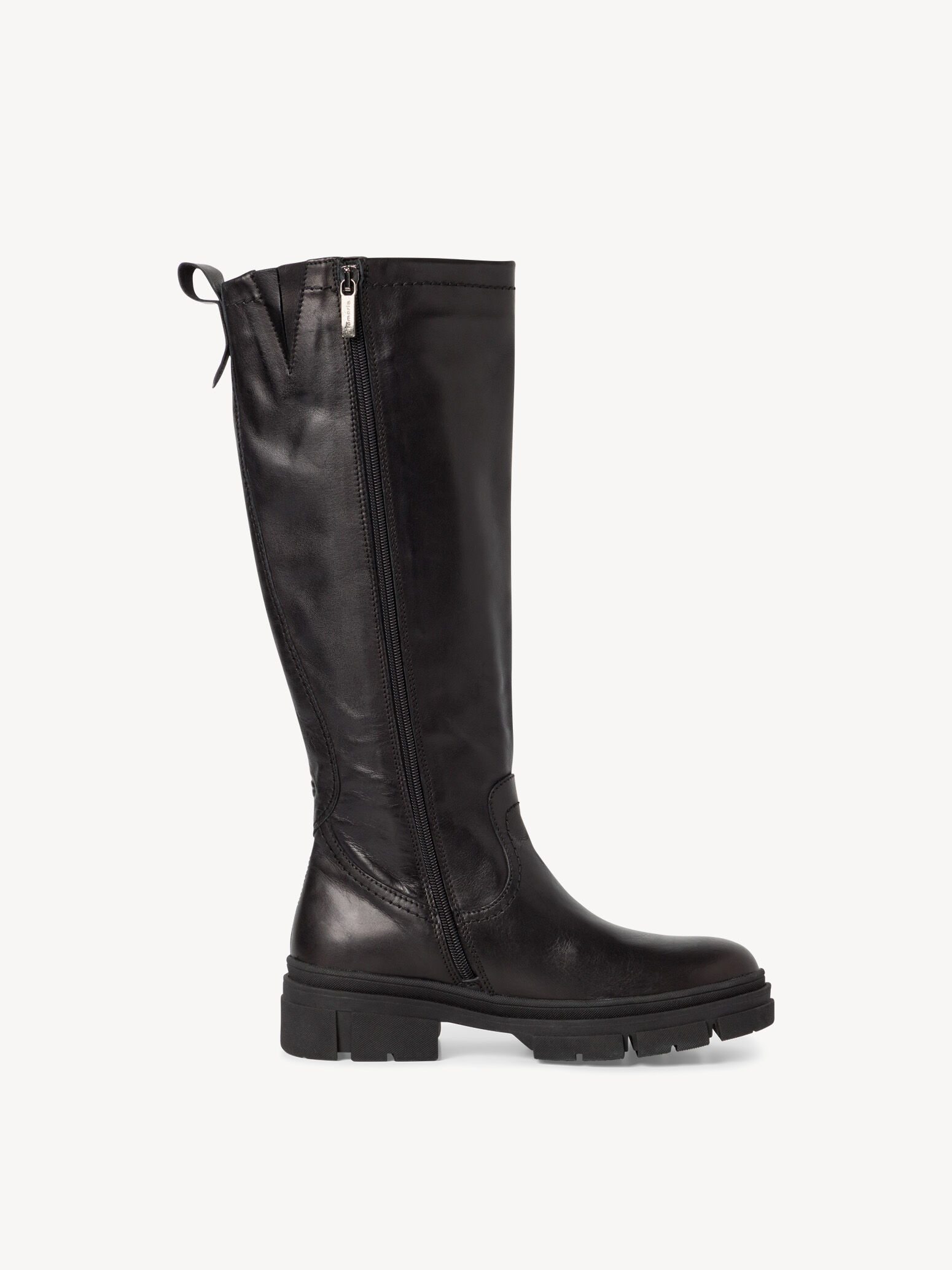 Bottes en cuir - noir