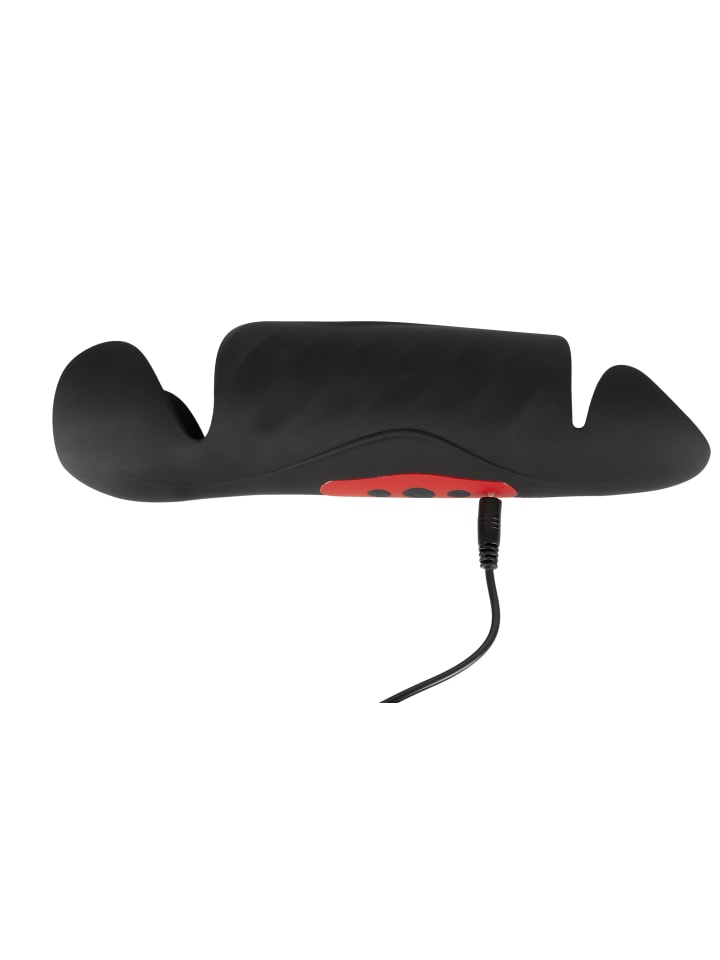 Rebel Masturbator mit Vibration Penis Trainer with 3 Point Stimulation in schwarz günstig kaufen 22 cm