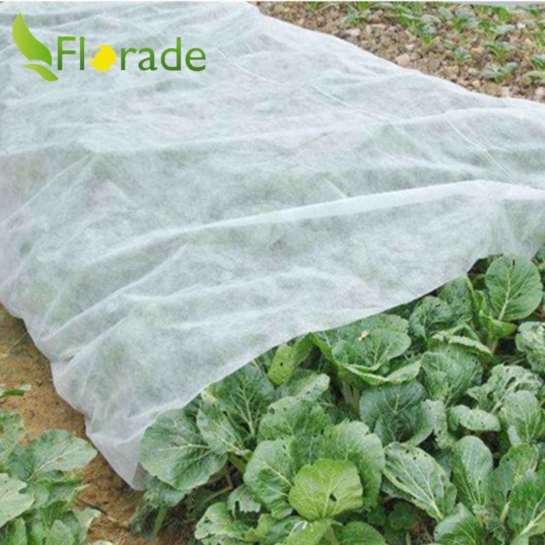 Florade Winterschutzvlies Wintervlies - Thermovlies - Winter Pflanzenschutz - Frostschutz, 19g/m² - 1,6m x 1m