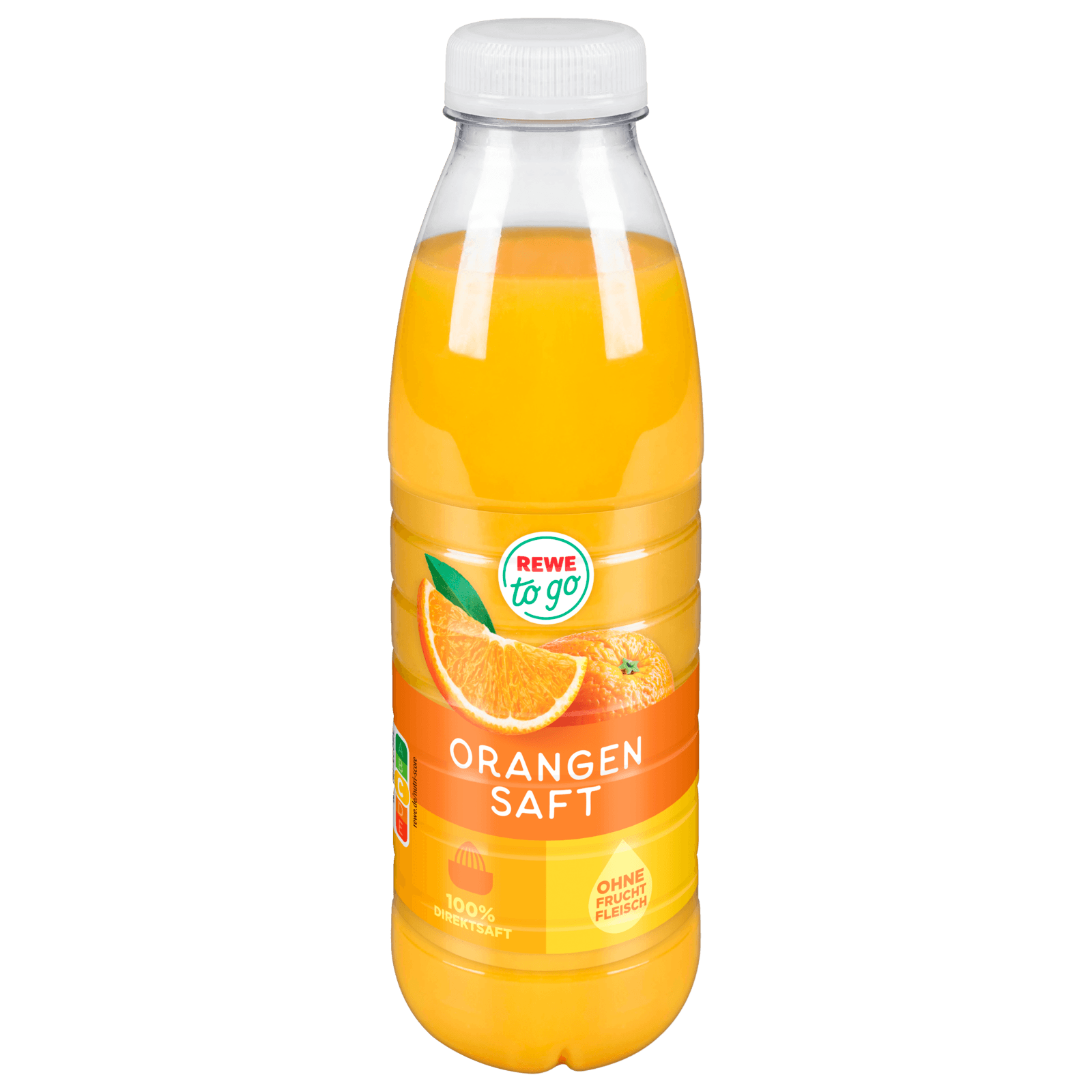 REWE to go Orangensaft ohne Fruchtfleisch 0,5l