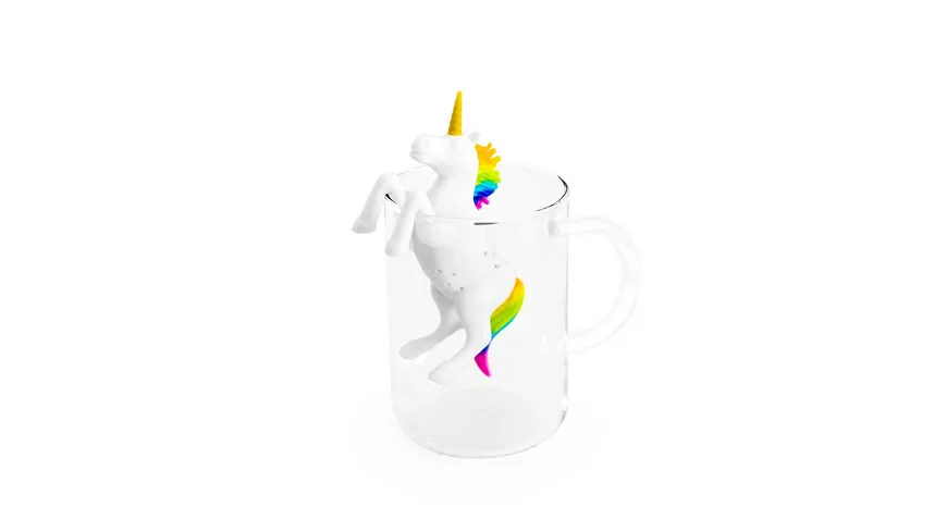 Winkee Tee-Ei Einhorn weiß, bunt