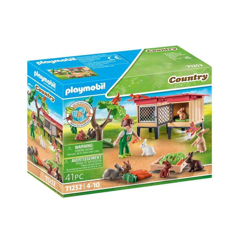 71252 Enfant avec enclos et lapins Playmobil Country