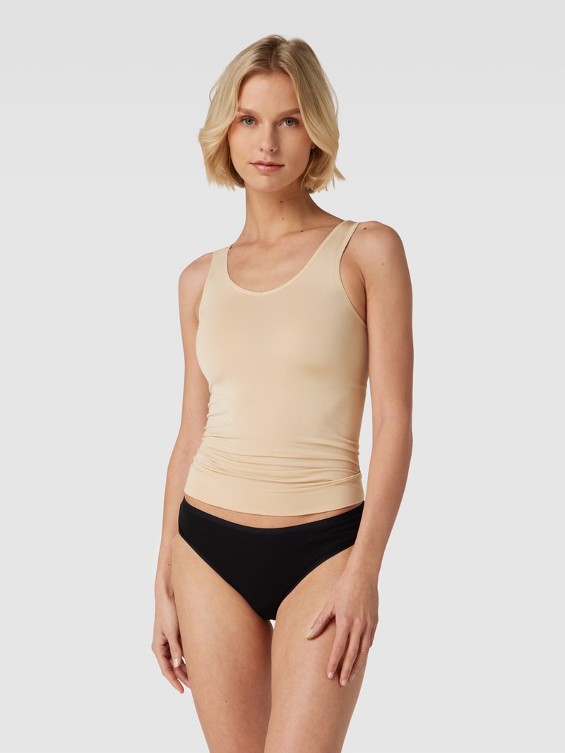 Tanktop mit Rundhalsausschnitt in sand