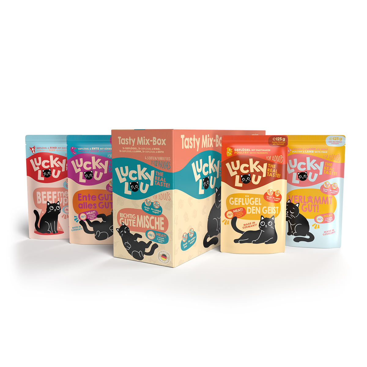 Lucky Lou Lifestage Adult Tasty-Mix 12x125g kaufen bei ZooRoyal