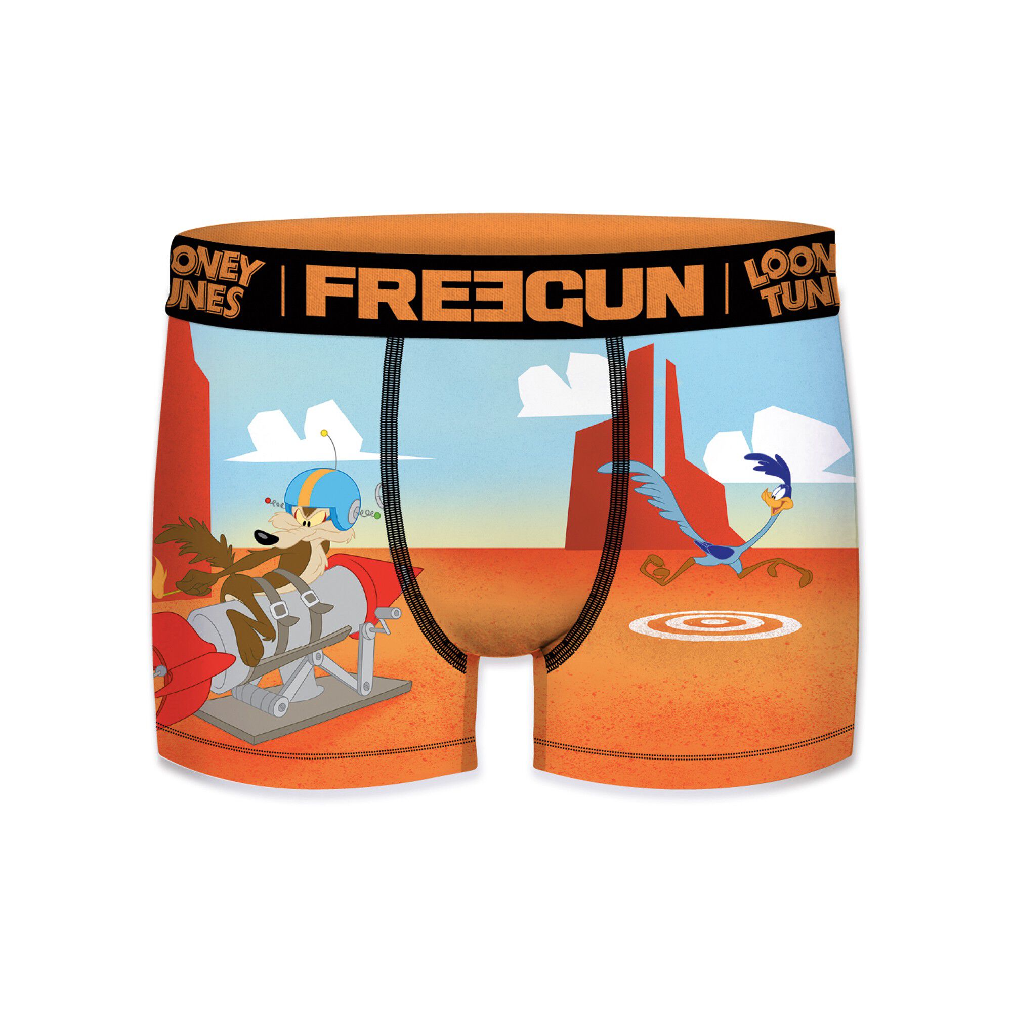 Boxer en microfibre Daffy Duck & Vil Coyote