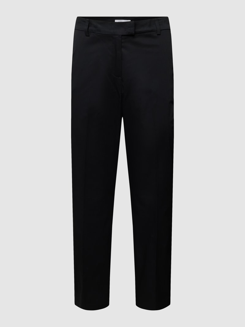 Hose mit seitlichen Eingrifftaschen in schwarz