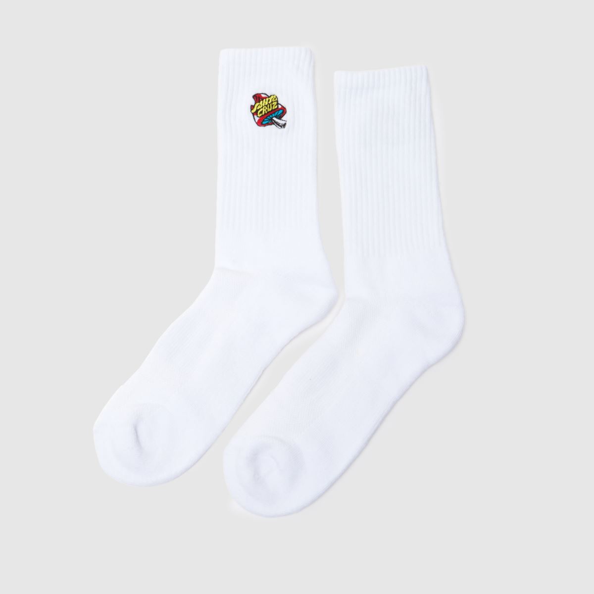 Santa Cruz vita rundade strumpor 2-pack