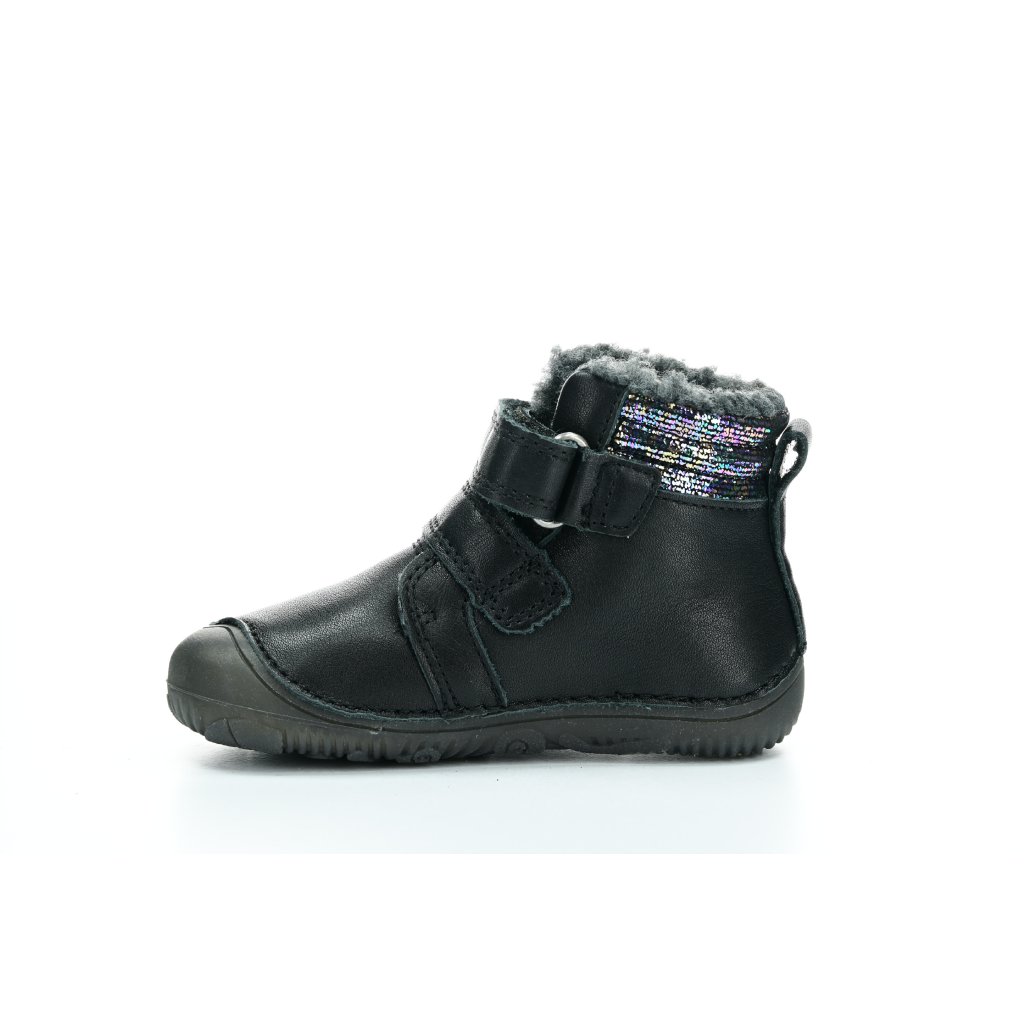 D.D.Step W073-364A schwarze Barfuß-Stiefeletten