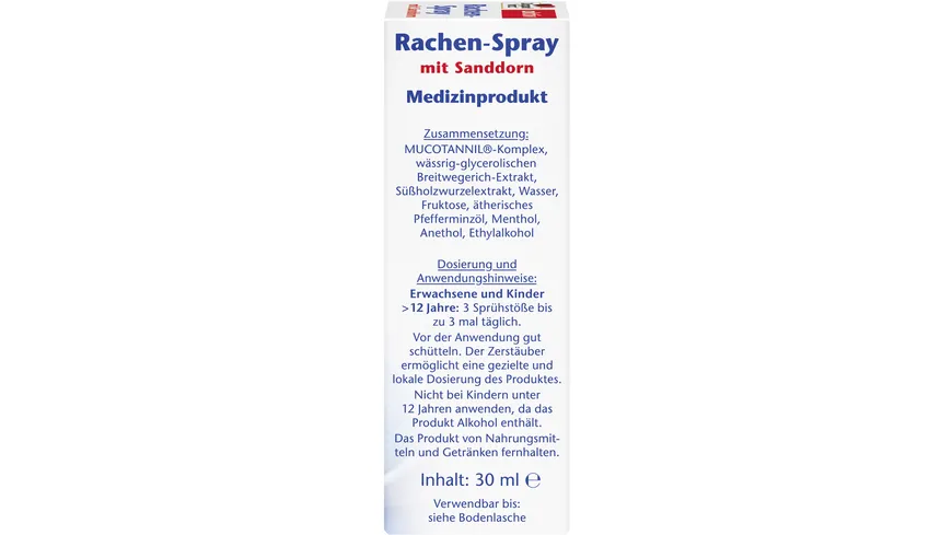 Doppelherz Rachen-Spray mit Sanddorn 30 ml
