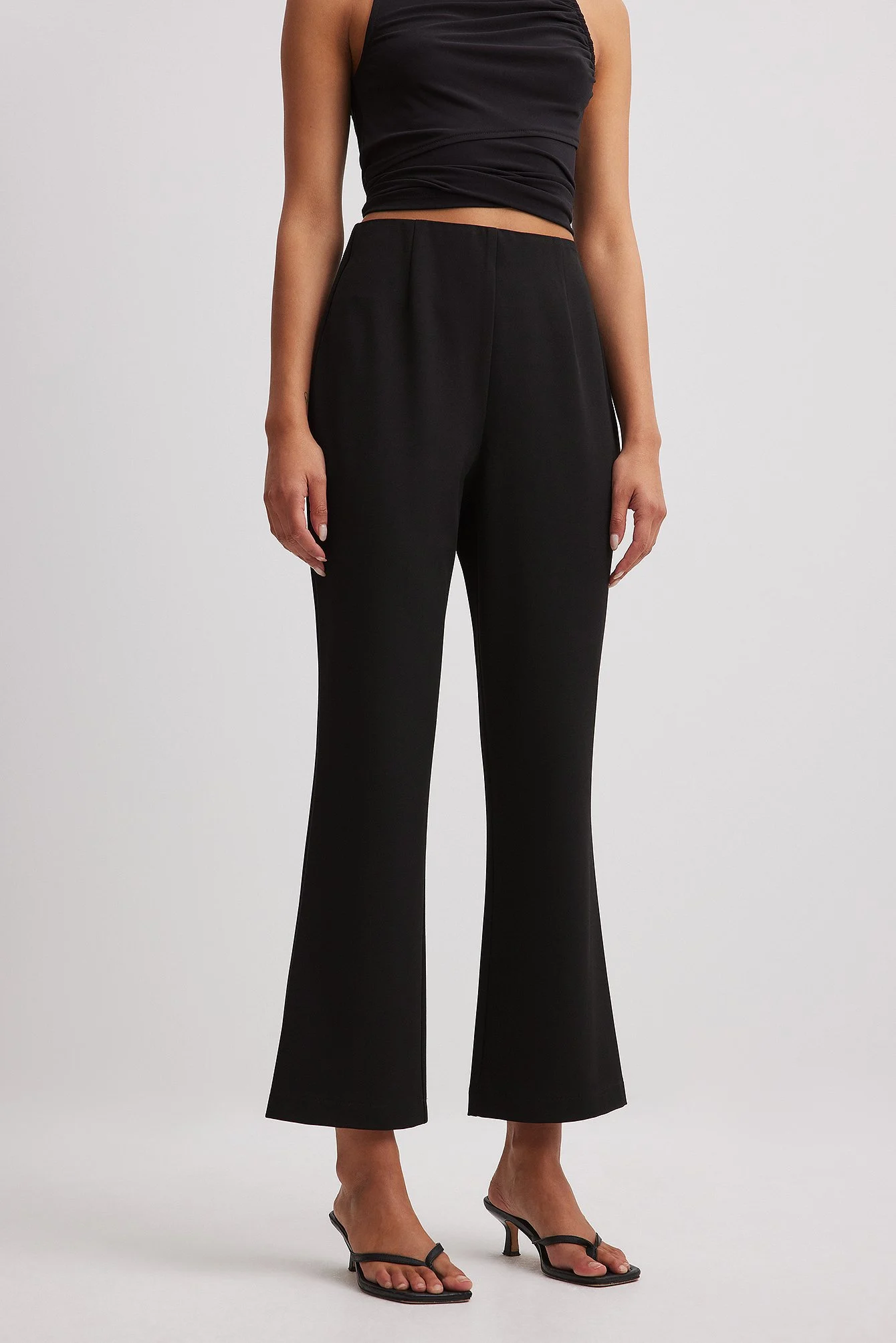 Schlaghose mit hoher Taille