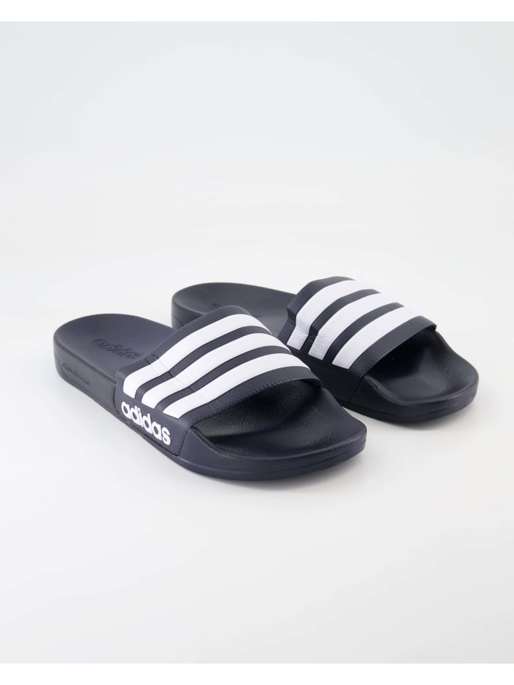 adidas Pantoletten in Blau günstig kaufen