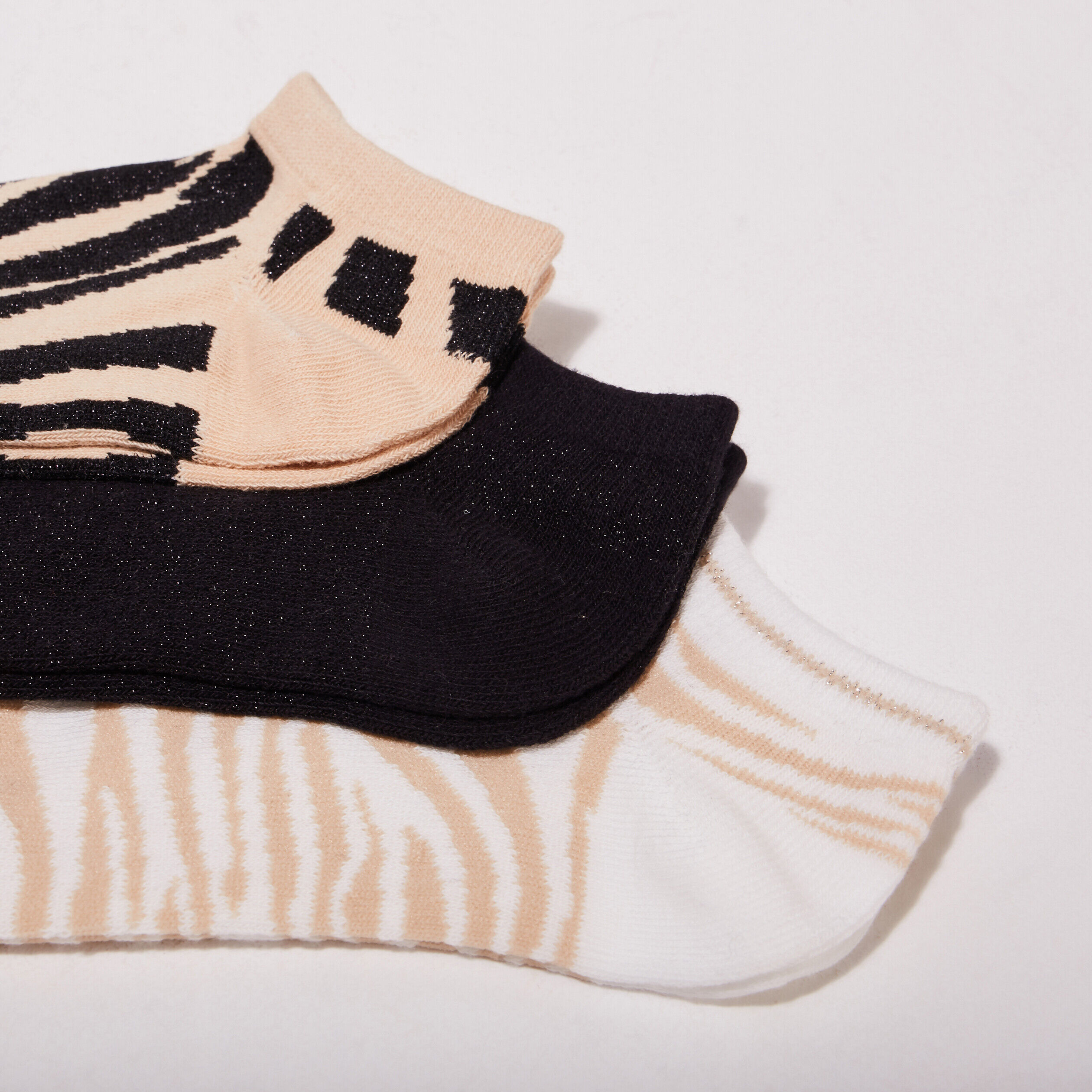 Lot 3 paires chaussettes marron clair femme | Cache Cache