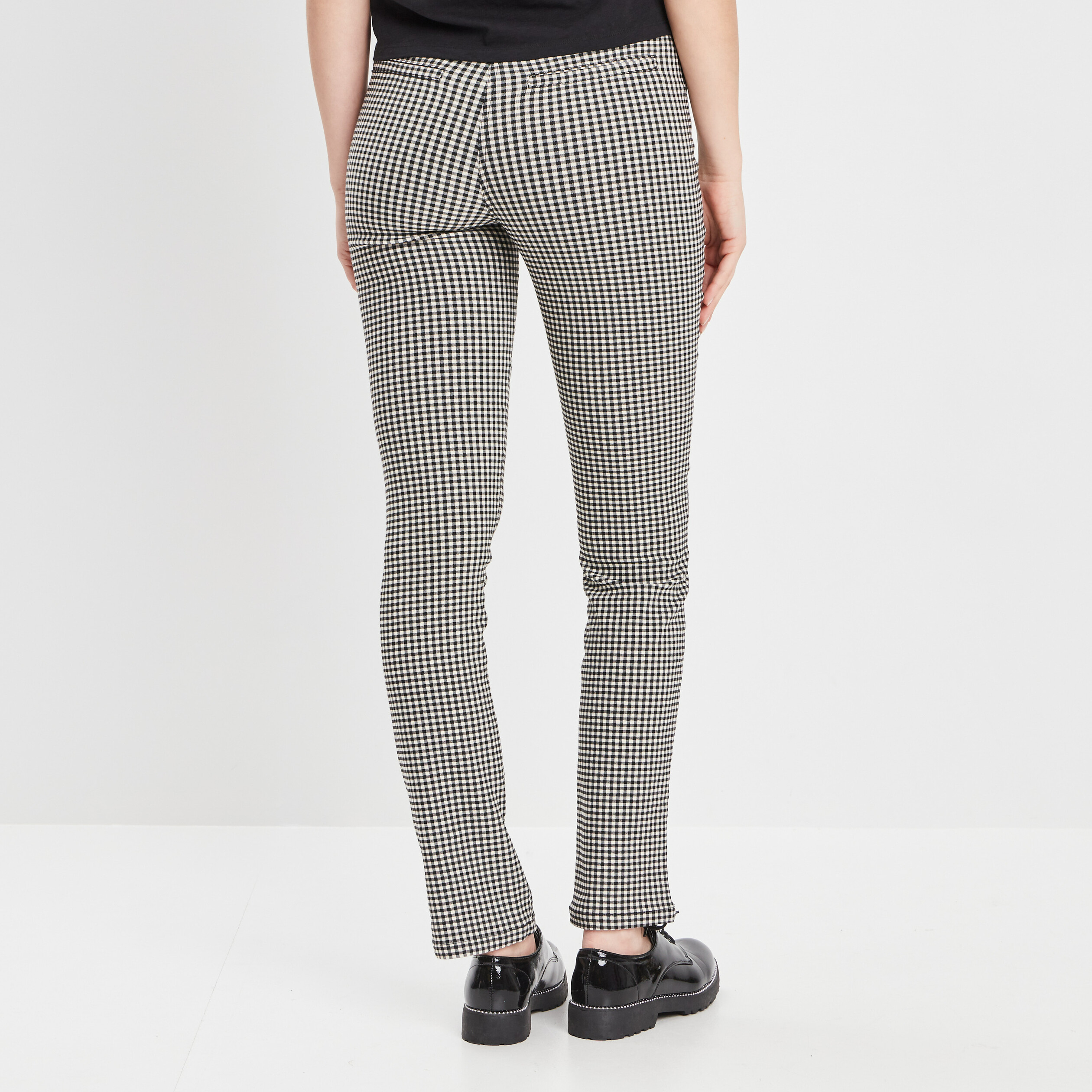Pantalon droit stretch ecru femme | La Halle