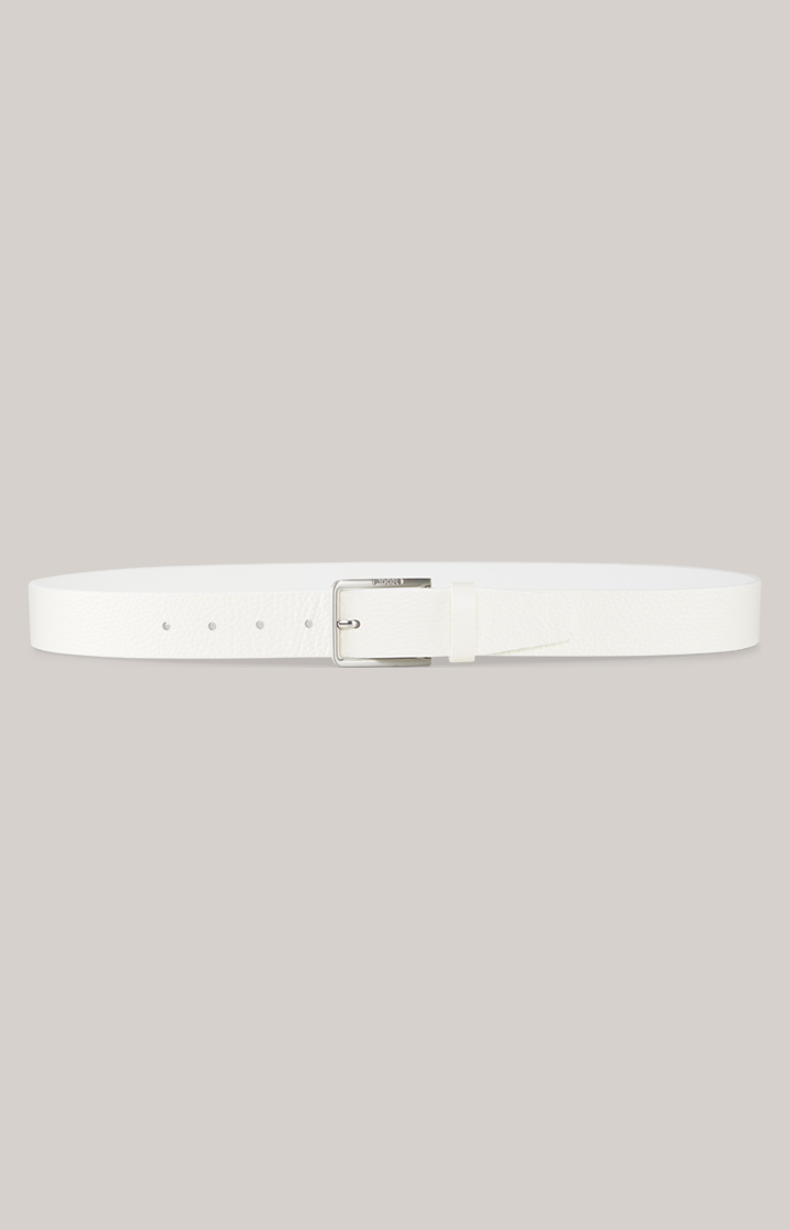 Ledergürtel in Offwhite
