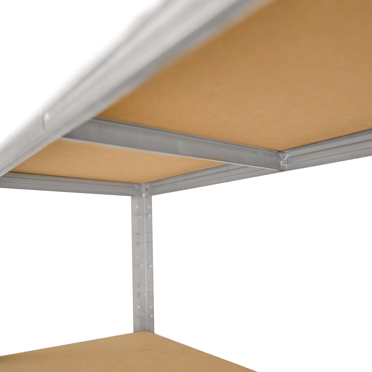 Shelfplaza HOME 100x120x40cm Schwerlastregal in verzinkt mit 4 Böden